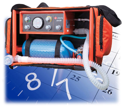 車載轉運呼吸機（氣動氣控）